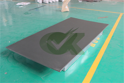 Durable high density plastic sheet green 12mm